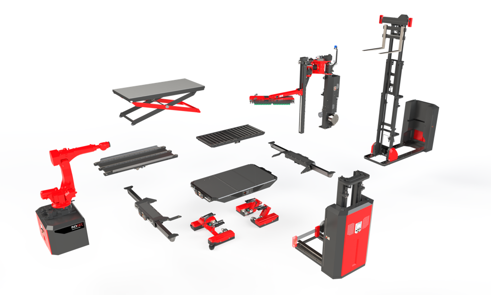 Exploded view of INOGEC AGV configurations