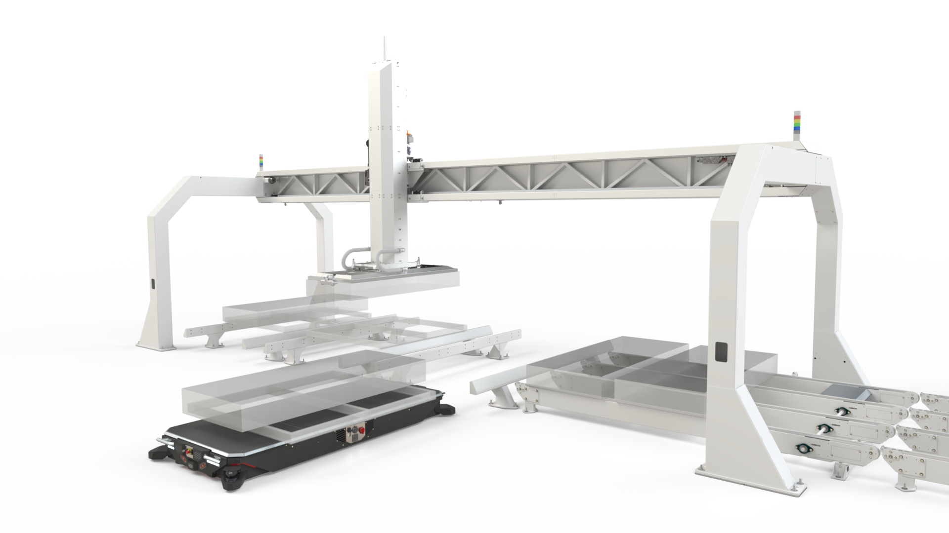 AXR-110 gantry, isometric view 2