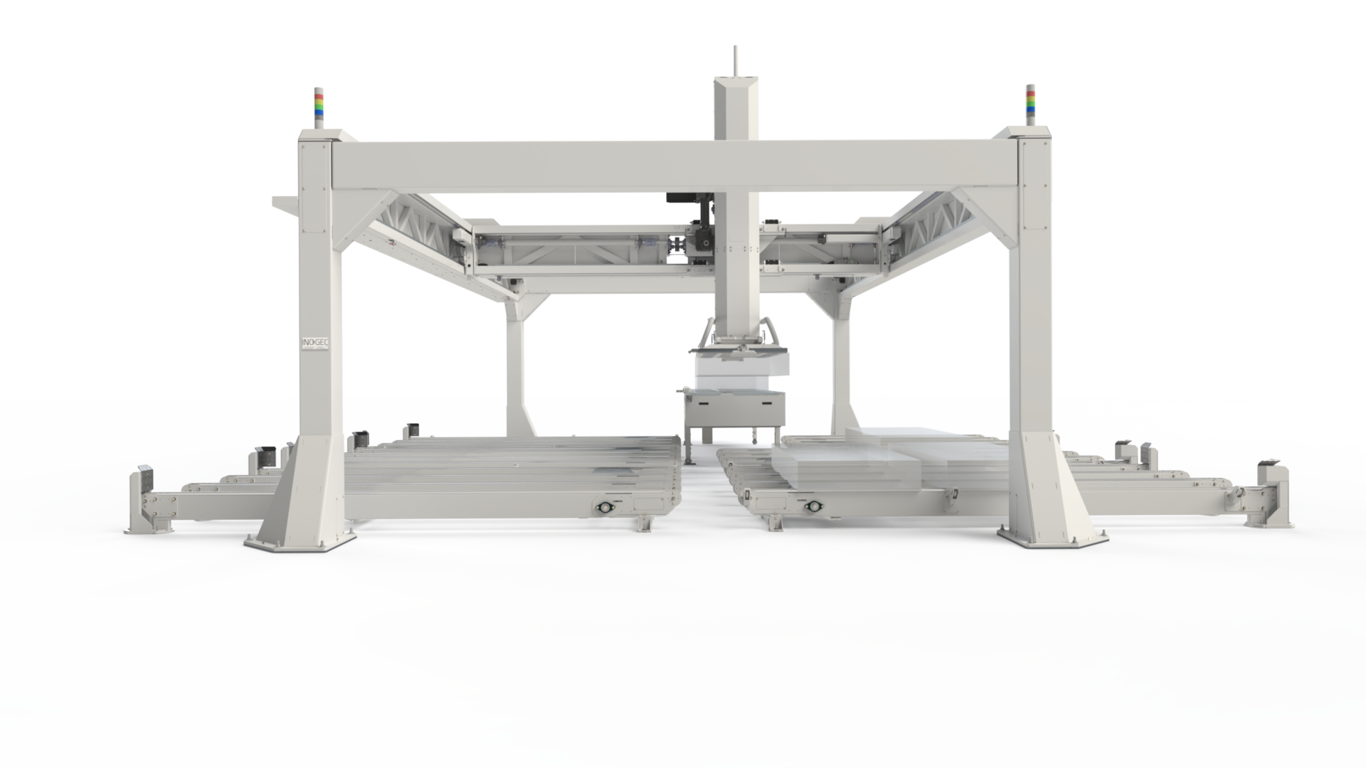 AXR-120 gantry, front view