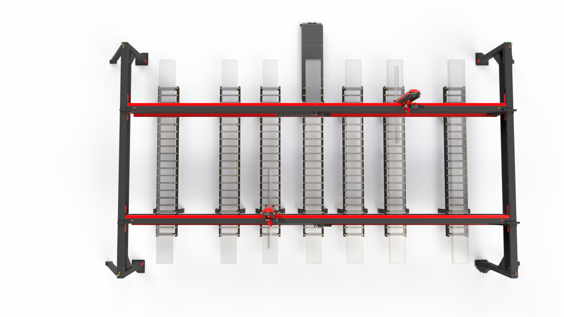 GEN-003 gantry, top view