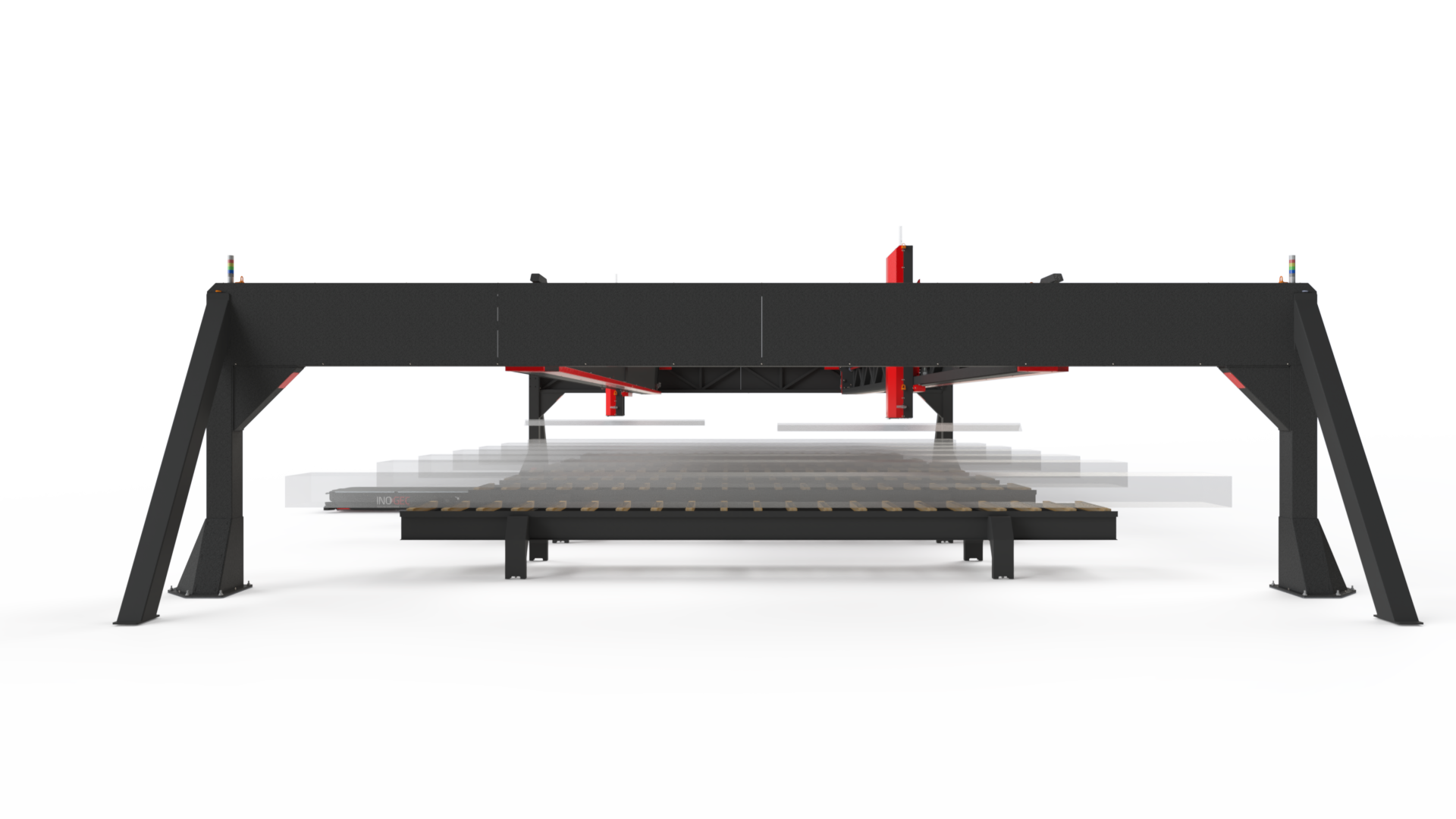 GEN-003 gantry, front view