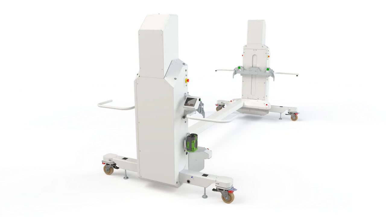 Chariot et plateforme roulante INOGEC MDA-006, vue en perspective