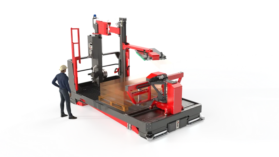 Purpose-built AGV-011 mobile handling cell