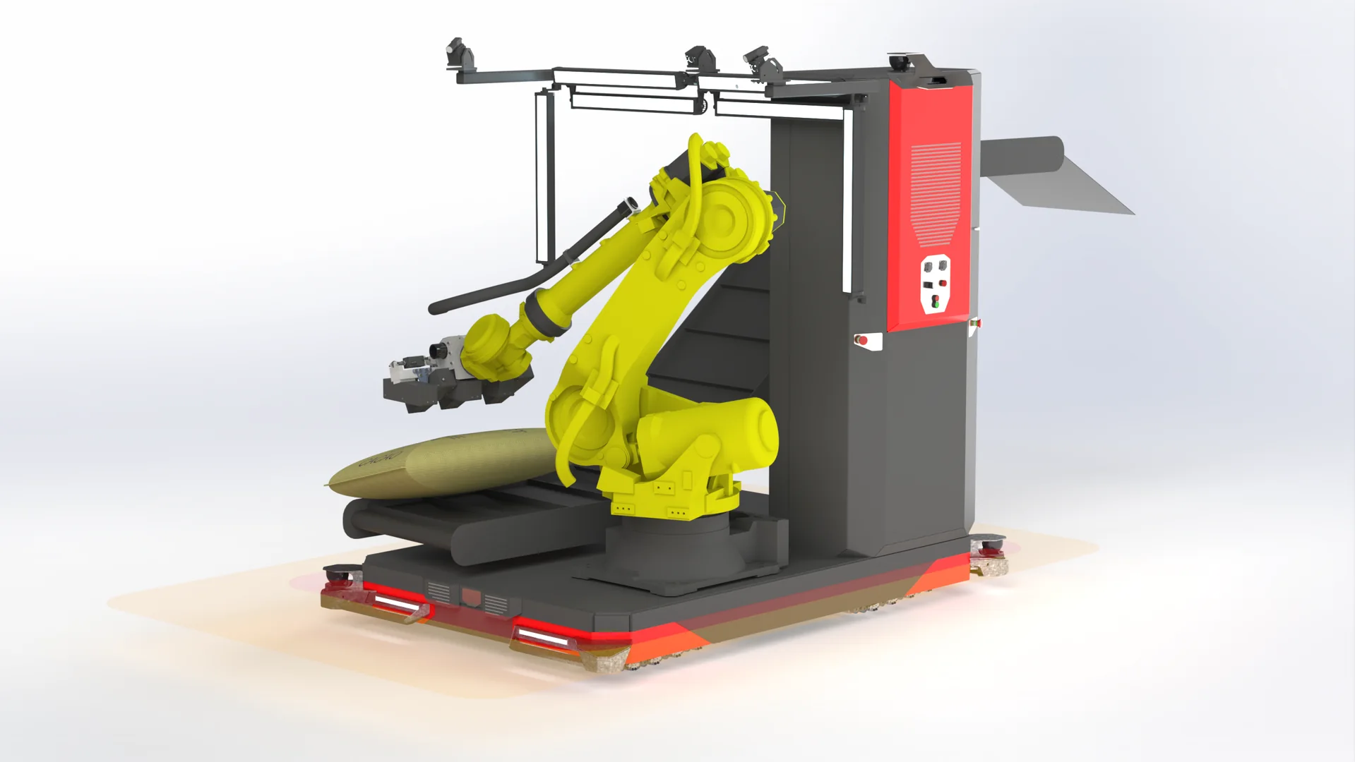 Cellule robotisée mobile INOGEC sur mesure