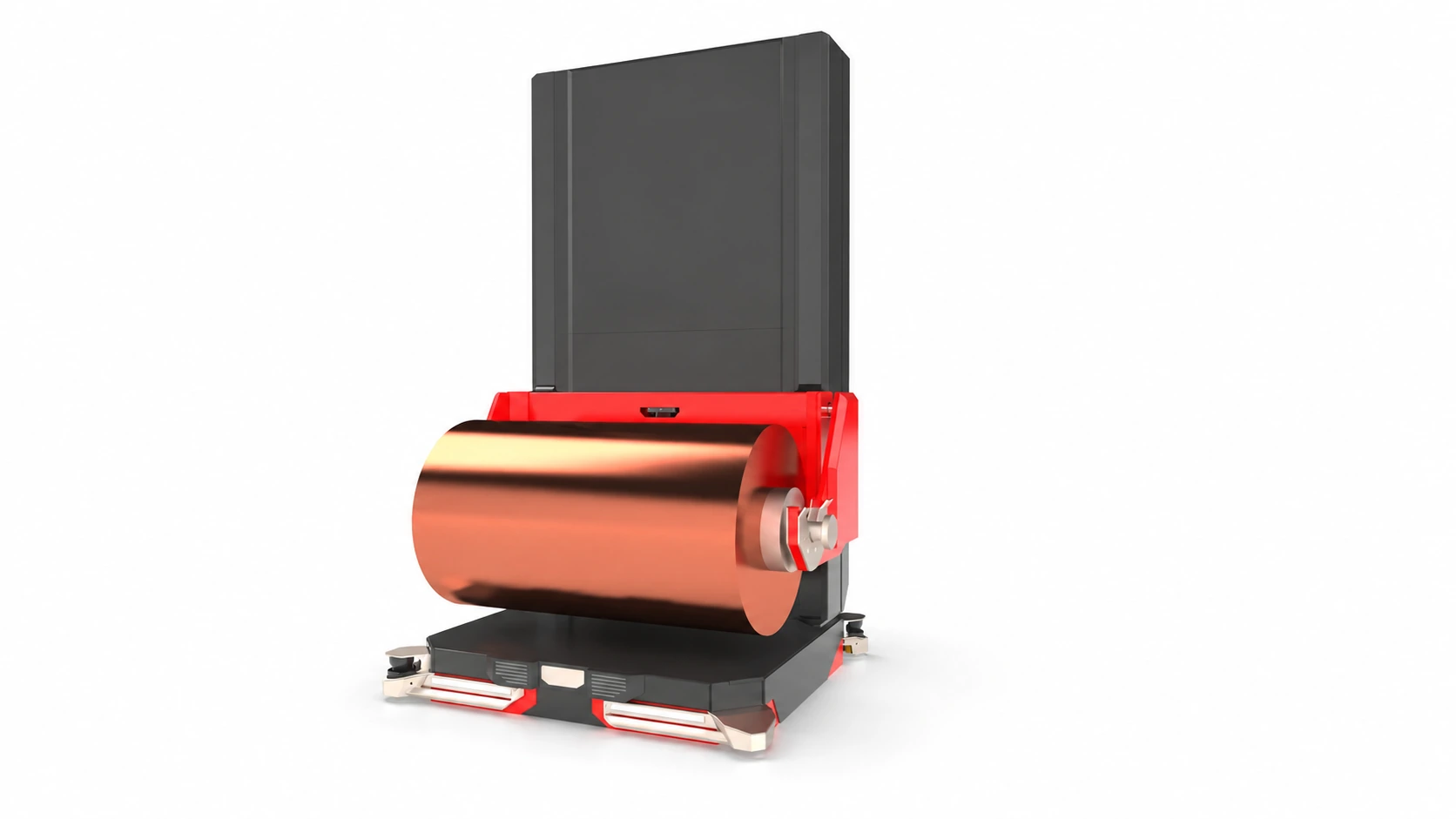 AGV de levage INOGEC configuré pour une bobine